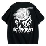 Футболка унисекс хлопковая черная белая - фото 10