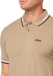 BOSS Мужская Поло Paul Modern Essential, Teak Beige - фото 3