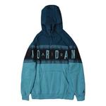 Толстовка Air Jordan Fleece Lined Pullover Blue, синий - фото