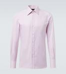 Рубашка из клетчатого поплина Tom Ford, Light Pink - фото