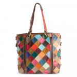 Ameri Кожаная большая сумка Maxille Ameri Leather, мультиколор - фото 2