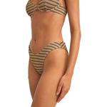 Солнечные полоски бикини-трусы с высокой посадкой Rhythm, черный - фото 4