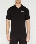 Футболка поло Regular fit Ea7, черный - фото