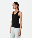 Stretch rib cotton tank top BOTTEGA VENETA, черный - фото 2