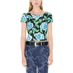 Топ с пионами KENZO, белый - фото 6