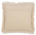 Подушка J-LINE Fransen, 45x45x45 см, бежевый - фото 4
