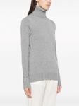Kiton roll-neck cashmere jumper, серый - фото 3