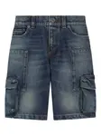 Джинсовые шорты карго Dolce & Gabbana Kids, синий - фото