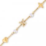 Браслет LV Heart Louis Vuitton, золотой - фото 2