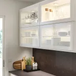 Стеклянная дверь, стекло/белый, 30х60 см, HEJSTA IKEA - фото 2