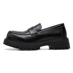 Лоферы мужские черный Weishibangwei - фото