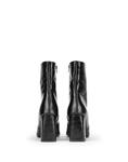 Ботильоны Leather Square-Toe Ankle Boot 8 By Yoox, черный - фото 5