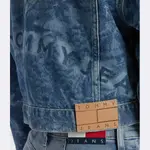 Укороченная джинсовая куртка Tommy Hilfiger, синий - фото 4