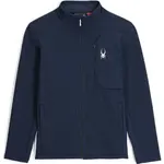 Флис Spyder Bandit full zip, синий - фото