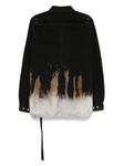 Джинсовая рубашка Rick Owens DRKSHDW, черный - фото 2