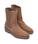 Полусапоги женские челси Calvin Klein замшевые, бежевый - фото 3