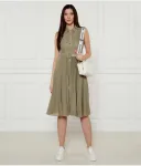 Платье из злаков Marella Sport, зеленый - фото 2