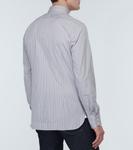 Рубашка из хлопкового поплина в клетку Tom Ford, мультиколор - фото 4