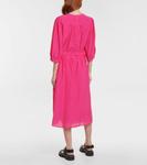 Платье миди из хлопка и шелка Emerson Velvet, Lollipop - фото 3