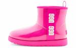 Ботинки UGG Classic Clear Mini, розовый - фото