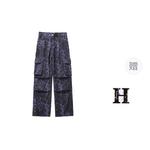 Женские повседневные брюки ICH MODE, черные в полоску - фото 10