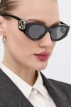 Солнцезащитные очки Gucci, черный - фото 5