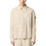 Рубашка Ghost Overshirt STONE ISLAND, бежевый - фото 5