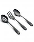 Набор посуды Rhiannon Satin Hostess Set, 3 предмета Cambridge Silversmiths, Black - фото
