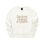 Свитшот женский экрю Skechers - фото