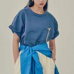 Футболка унисекс синяя New Balance, синий - фото 4