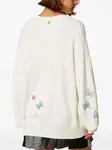 Свитер с вышивкой TWINSET, белый - фото 3