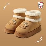 Домашние тапочки Hello Kitty Sanrio, Dark Coffee Hello Kitty Cotton Slipper - фото 8