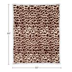 Плед из флисового шерпа, цвет Leopard - фото 5