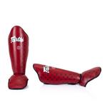 Щитки для голени Fairtex Competition Shin Pads, красный - фото 6