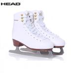 HEAD F200 White Ice коньки для детей, начинающих и взрослых, с флисовой подкладкой, универсальный размер 30 - фото
