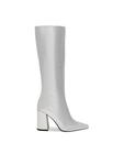 Сапоги SAMAA Nine West, серебро - фото