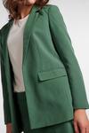 Блейзер свободного кроя Pieces, зеленый - фото 3