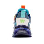 Детские беговые кроссовки Warrior, темно-синий/белый (с флисовой подкладкой) - фото 4