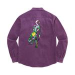 Рубашка Supreme Gonz Corduroy Work Shirt, Purple - фото 2