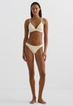 Низ бикини OYSHO U-CUT BUBBLE-TEXTURE MEDIUM-COVERAGE, Stone - фото 2