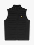 Стретч стеганый легкий жилет Lyle & Scott, Z865 Jet Black - фото 5