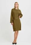Платье-джемпер b.young, оливковый - фото 4