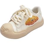 BALABALA Дышащие детские кроссовки для скейтбординга, белые тона - фото