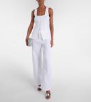 Майя льняной жилет Faithfull, Solid White - фото 2