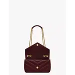 Маленькая сумка-трансформер Loulou через плечо Saint Laurent, красный - фото 2