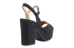 Текстильные босоножки на платформе Camila'S, черный - фото 3