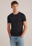Футболка WE Fashion Basic T-shirt, Black - фото