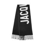 Шарф Jacquemus Fringe Logo Scarf, черный - фото
