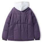 TEN MIRO Пуховик Unisex, Black+Light Heather Gray (Thin, Not Padded) - фото 13