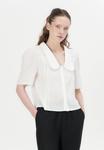 Блуза GAP PETER PAN COLLAR SHIRT, New Off White/Off-White - фото 4